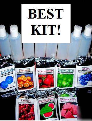 Snow cone & shaved ice machine maker syrup concentrate 
