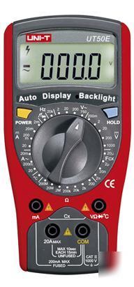 Uni-t 5DIGIT display multimeter capacitance UT50E test