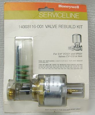 Valve rebuild kit 14003116-001 honeywell serviceline