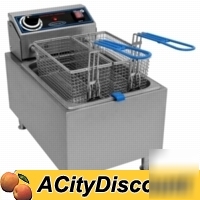 10 lb stainless light duty electric countertop fryer