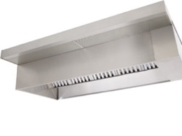 10' restaurant hood vent system with grease duct fans 