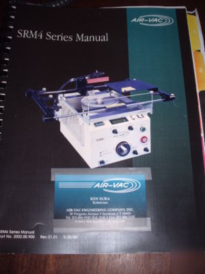 Air-vac SRM4 pcb component removal station
