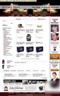 Grocery store amazon affiliate website