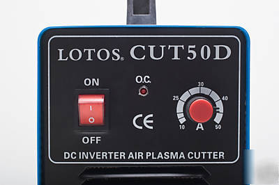 Lotos 2010 plasma cutter CUT50D 50 amp extra 40 consuma