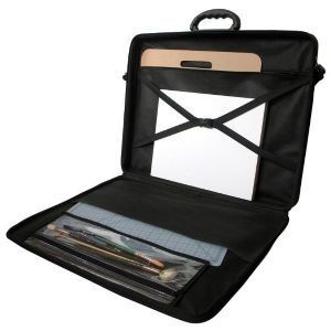New solid frame art portfolio briefcase carry CASE22X31