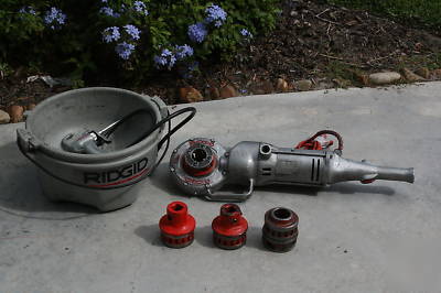 Ridgid 700 heavy duty power drive pipe threader nice
