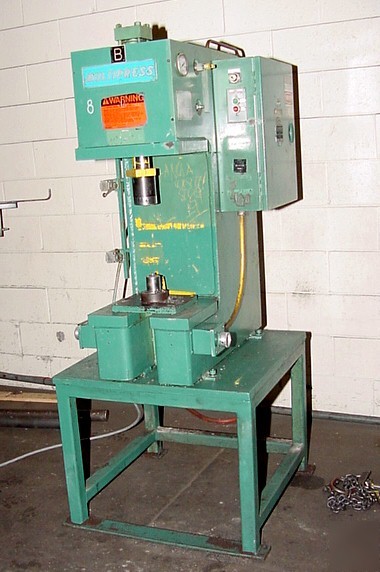 1990 denison multipress 6 ton hydraulic press, 8