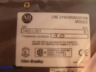 Allen-bradley 1402-LS51 line sync module nos 