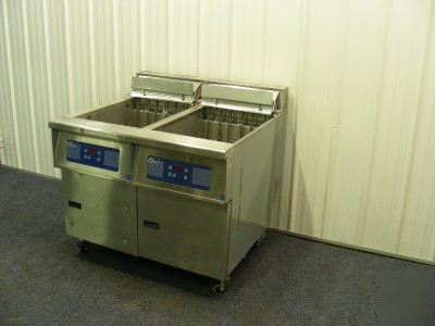 Double large restaurant commercial pitco electric fryer
