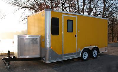 New wow 2010 - 8.5 x 16 concession trailer- w/ ramp 