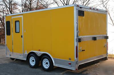 New wow 2010 - 8.5 x 16 concession trailer- w/ ramp 