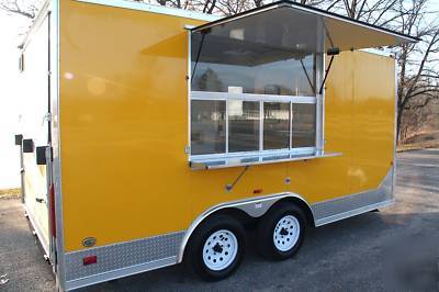 New wow 2010 - 8.5 x 16 concession trailer- w/ ramp 