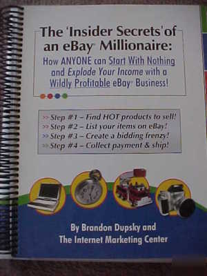 The insider secrets of an e-bay millionaire + bonus