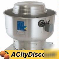 Upblast restaurant range hood exhaust fan 1 hp 3700 cfm