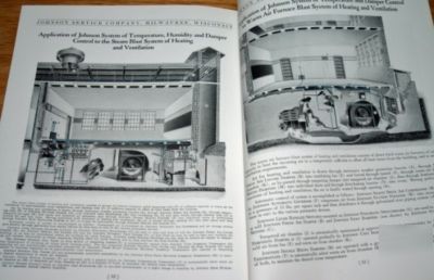 Vintage johnson service co BOOK1931-temperature control