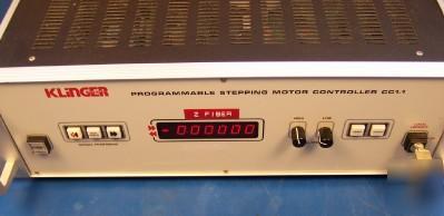 Klinger programmable stepping motor controller CC1.1