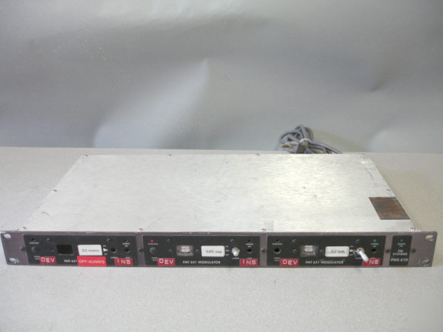 Fm systems pms 610 / fmt 651 modulator