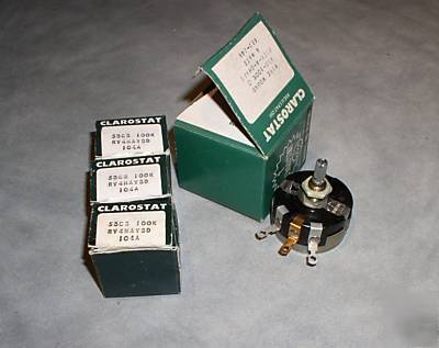 Four clarostat rotary switch & taper 