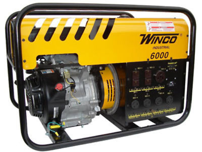 Generator portable industrial - 9.5 hp honda - 6 kw