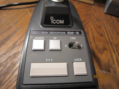 Icom sm-8 desk microphone