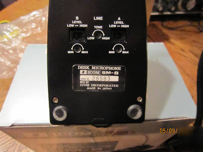 Icom sm-8 desk microphone