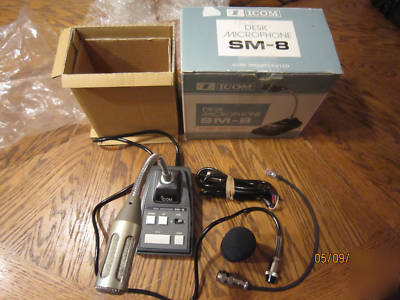 Icom sm-8 desk microphone