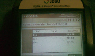 Jdsu acterna dsam-2600B digital service catv meter