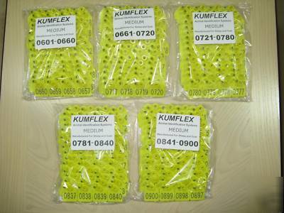 Kumflex ear tag for sheep 300 pieces 0601-0900