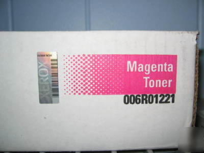 New $465 genuine sealed xerox 006R01221 magenta toner
