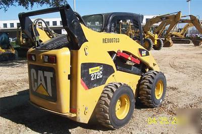 2009 caterpillar 272C forestry package rear brushguard