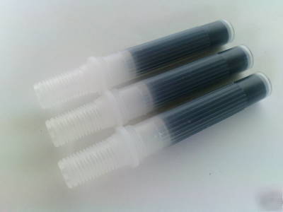 3 rotring rapidograph capillary ink cartridges - black