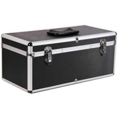 390 disc cd dvd diamond aluminum case holder dj box cb