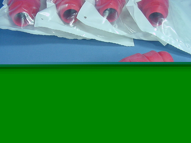 5 red leviton ect 18 series cam plug insulating sleeves