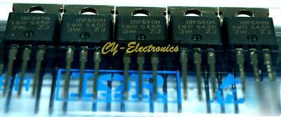 50 pcs IRF640N mosfet n-channel ir