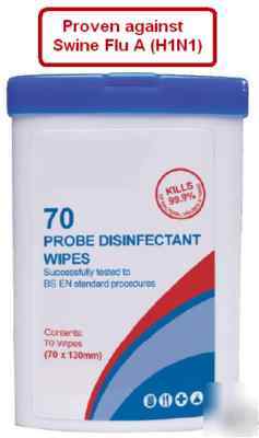 Abcon food & medical probe disinfectant wipes x 210
