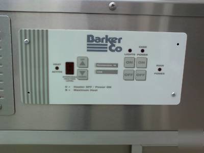 Barker hot / cold refrigerated food merchandiser