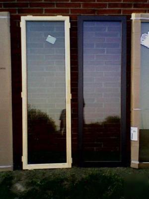 Double pane clad casement wood/aluminum