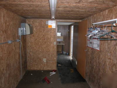 Mobile office trailer 28'X8' a/c heating rollup door 