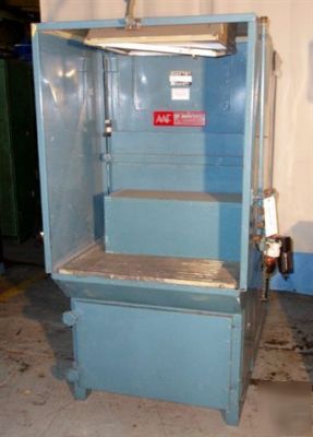 Air filter self contained dust collector/arrester booth