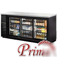 New true commercial xl back bar cooler - tbb-24-72G-sd