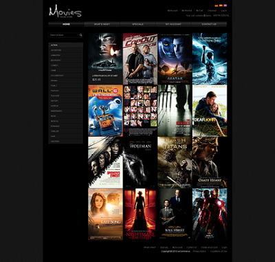 Oscommerce templates - the last templates serie 2000+