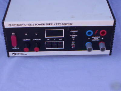 Pharmacia electrophoresis power supply 500/400
