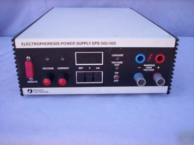 Pharmacia electrophoresis power supply 500/400