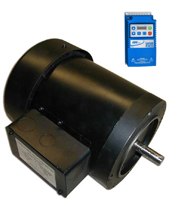 1HP ac motor var. spdctrl pack 230V 3PH free shipping