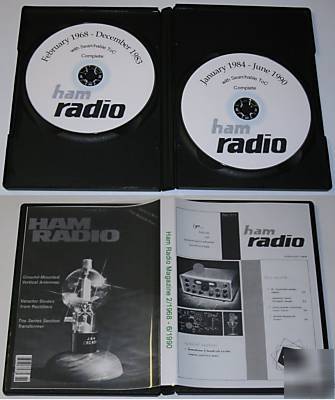 Ham radio magazine dvd 1968-90 with searchable toc
