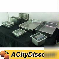Restaurant kitchen supplies baking steam prep pans