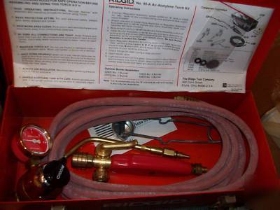 Ridgid model 90-a air-acetylene torch kit ec nos