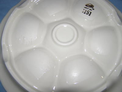 Six unused oyster usa pottery plates factory 2ND 