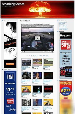 Established shock extreme video website business