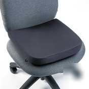 Black memory foam seat rest